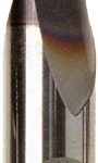PreMill® VHM-spiebaanfrees Ø1 mm, Z=2, kort, weldonopname Ø6mm, TiAlN-gecoat