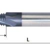 VHM-draadfrees ISO Metrisch en Metrisch Fijn met binnenkoeling centraal voor binnendraad M14-M18x1.5, snijl.=26.3mm, Art: cp82101.116