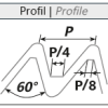 VHM-draadfrees ISO Metrisch en Metrisch Fijn voor binnendraad M14x2.0/M17x2.0, snijl.=27.0mm, Art: cp82100.122