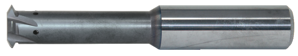 VHM-MINI-eentand-draadfrees voor deelprofiel 60° met binnenkoeling in spiraal voor binnen- en buitendraad MT8 Int. ø≥ 9x0.5-0.8, Ex. ø≥ 9x0.4-0.8 art. cp83171.101