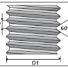 VHM-MINI-draadfrees ISO Metrisch en Metrisch Fijn met dubbele koeling door de schacht voor binnendraad MT7 M1.6×0.35/M2x0.35 art. cp83101.102