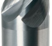 TrochiMill® VHM-Trochoidaal frees Ø 20mm, voor ST, GG, UNI met vrijgeslepen schacht, Z=5, R= 0,20, cil. opname-Ø20mm, AlTiN