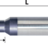 VHM-MINI-Draadfrees HARDCUT UNC en UNF voor binnendraad MT9 tot 62 HRC voor gehard materiaal