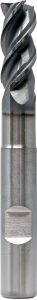 PreMill® VHM-HPC-frees met hoekradius, met vrijloop, 4-snijder, Ø 12,00 mm, AP=50 mm, weldon opname Ø 12 mm, Alcrona Pro-gecoat
