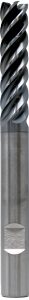 TrochiMill® VHM-Trochoidaal frees Lang 4xD Ø 6mm, voor ST, GG, UNI, Z=4, R= 0,1, weldon-Ø6mm, AlTiN