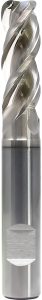 PreMill® VHM-HPC-Schachtfrees voor Alu, gepolijst met hoekradius, Z=3, weldonopname