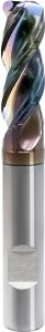 PreMill® VHM-HPC-Schachtfrees voor Alu, gepolijst met hoekradius, Z=3, weldonopname, DLC gecoat.