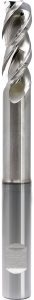 PreMill® VHM-HPC-Schachtfrees lang met binnenkoeling voor Alu, gepolijst met hoekradius, Z=3, weldonopname