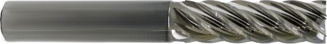 PreMill® VHM-HPC-Schachtfrees voor Aluminium, gepolijst, 16,0 mm, Z=6, cilindrische opname Ø16mm, AP= 75 mm