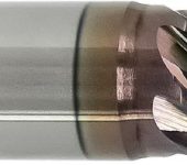 PreMill® VHM-HPC-Schachtfrees voor Aluminium, gepolijst, 16,0 mm, Z=6, cilindrische opname Ø16mm, AP= 75 mm, DLC gecoat.