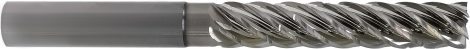 PreMill® VHM-HPC-Schachtfrees lang voor Aluminium, gepolijst, 8,0 mm, Z=6, weldonopname Ø8mm, AP= 62 mm