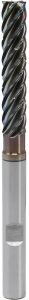 PreMill® VHM-HPC-Schachtfrees lang voor Aluminium, gepolijst, 8,0 mm, Z=6, weldonopname Ø8mm, AP= 62 mm, DLC gecoat.